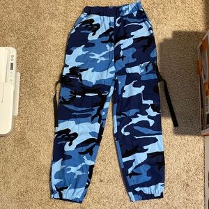 Camo pants (blue) from Shien